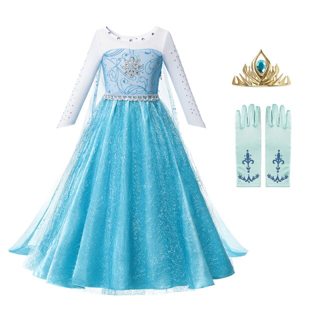 Šaty Ledové království - více variant