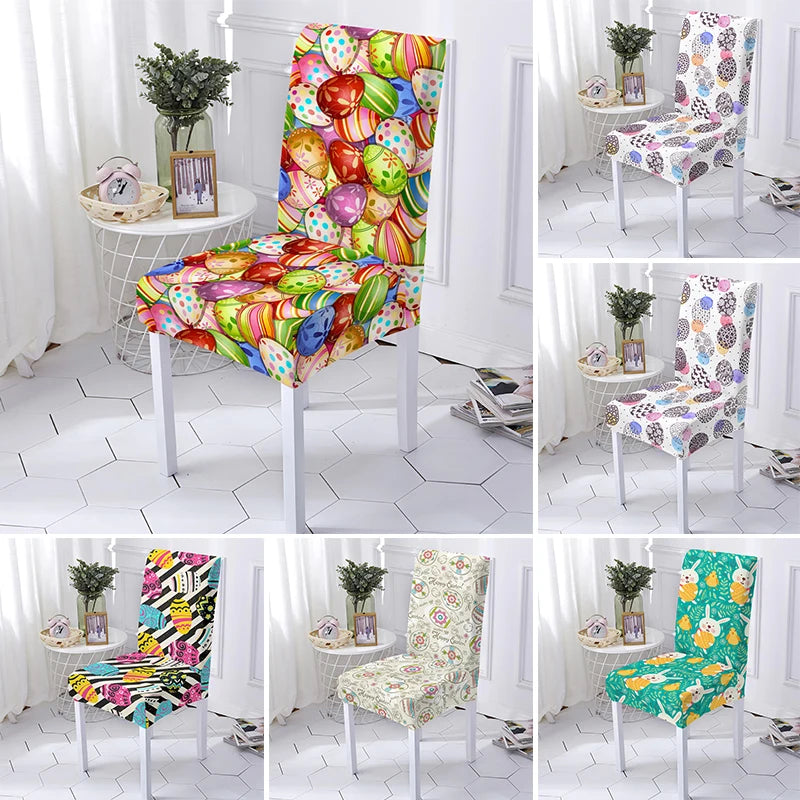 Designový potah na židli Velikonoce - více variant