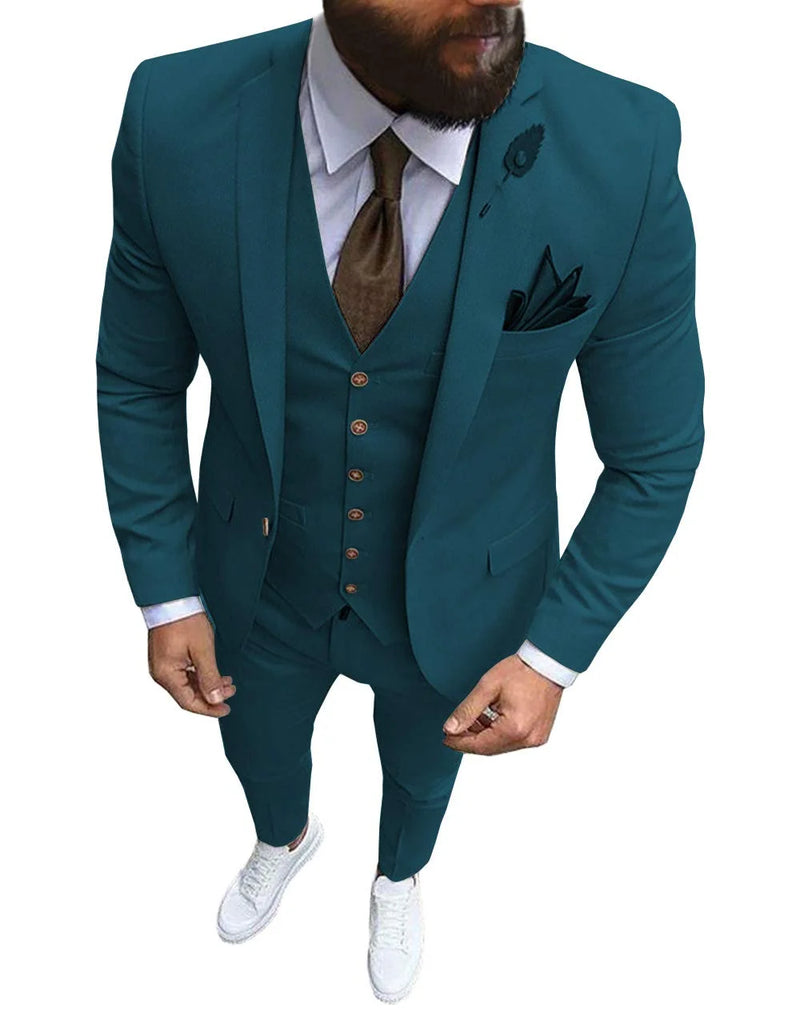Pánský Slim-fit oblek na svatbu - více variant