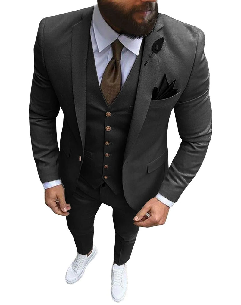 Pánský Slim-fit oblek na svatbu - více variant