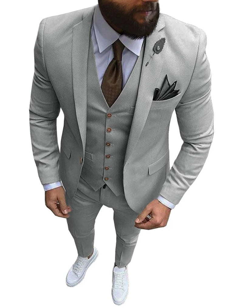 Pánský Slim-fit oblek na svatbu - více variant