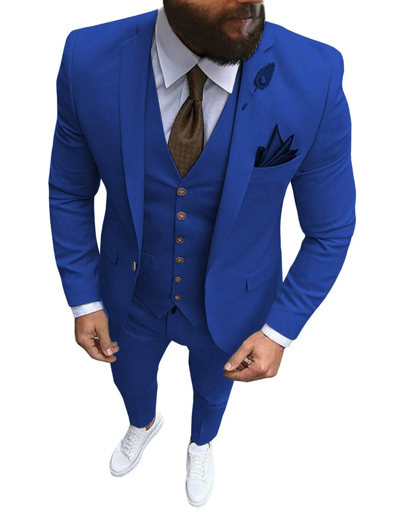 Pánský Slim-fit oblek na svatbu - více variant