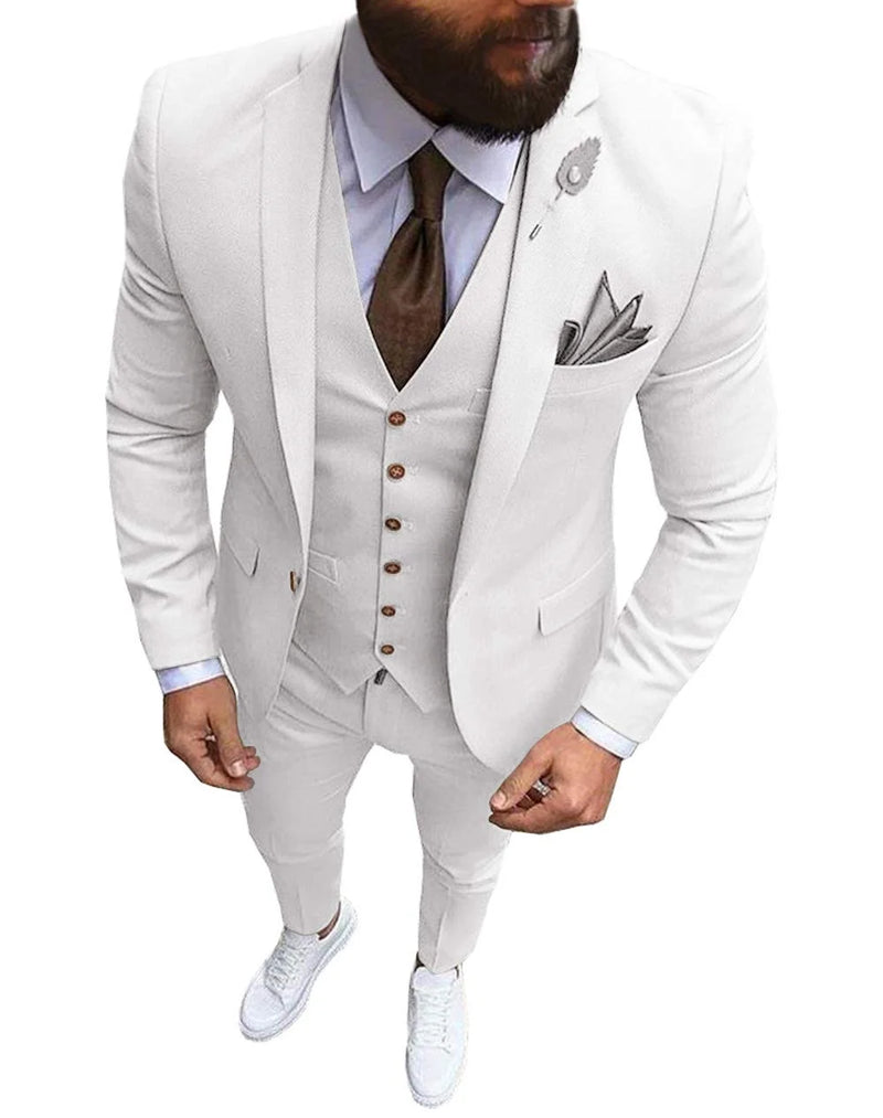 Pánský Slim-fit oblek na svatbu - více variant