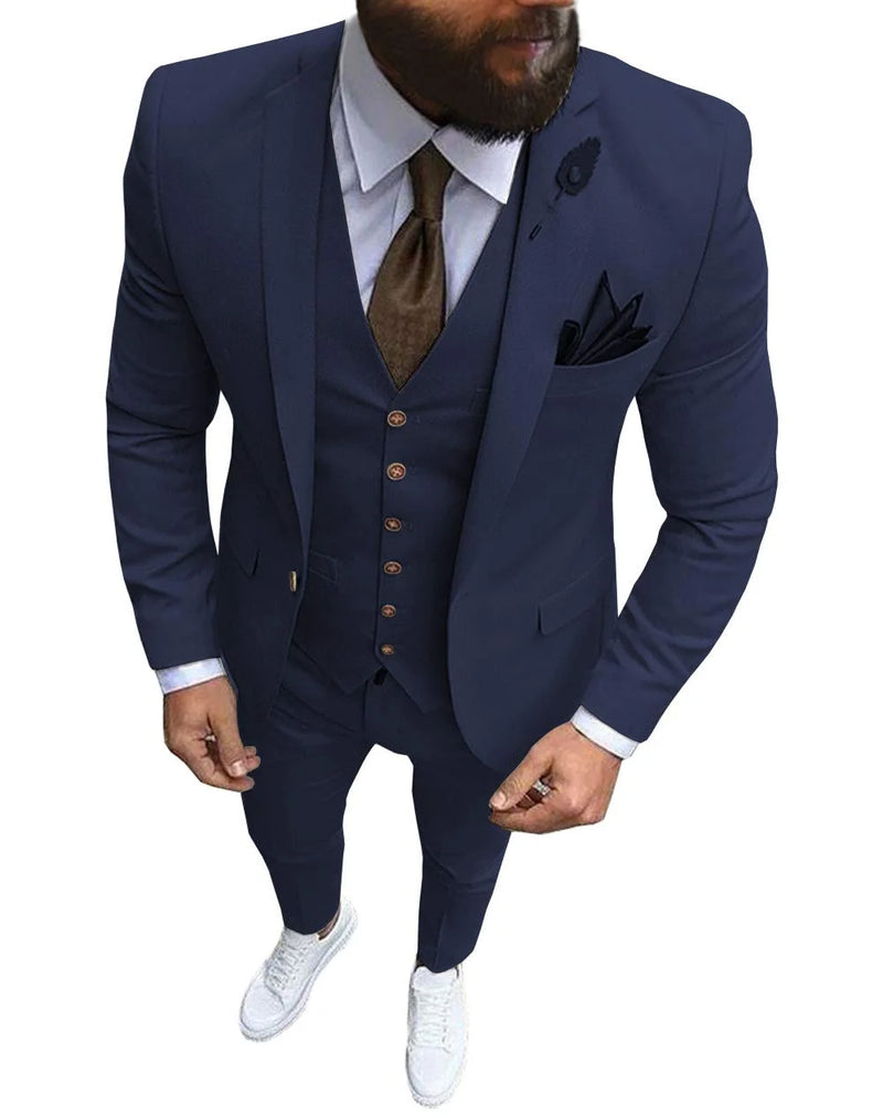 Pánský Slim-fit oblek na svatbu - více variant