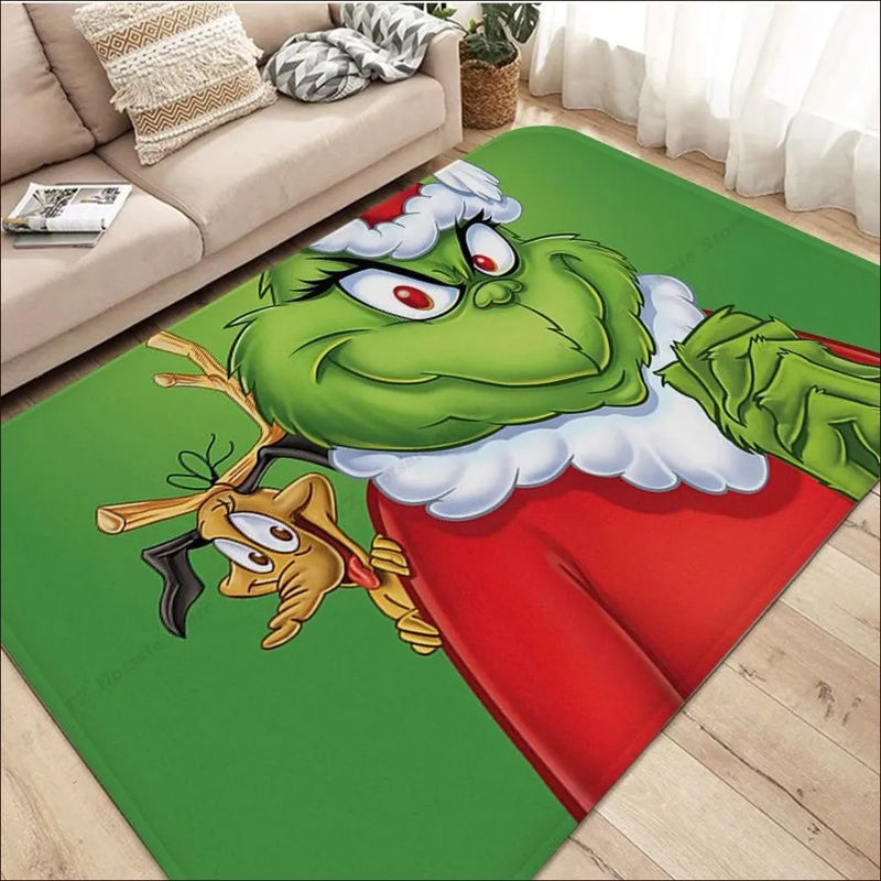 Designový vánoční koberec Grinch - více variant