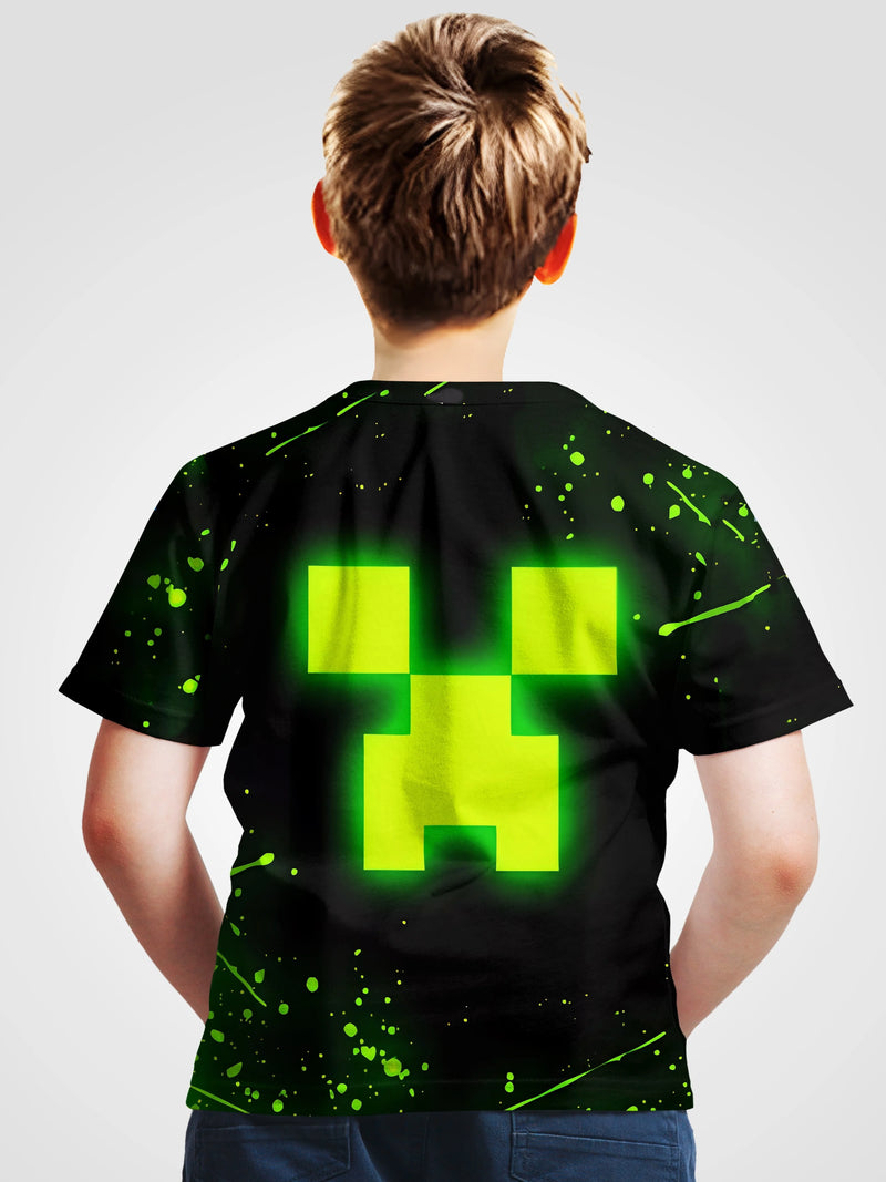 Dětské fluoresenční tričko Minecraft - více variant