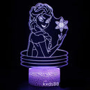 Lampa s 3D iluzí Frozen - více variant