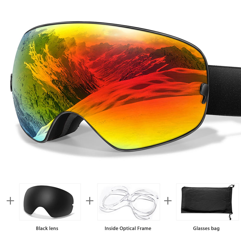 ArcticVision™ Zrcadlové polarizační lyžařské brýle s UV400 ochranou - více variant