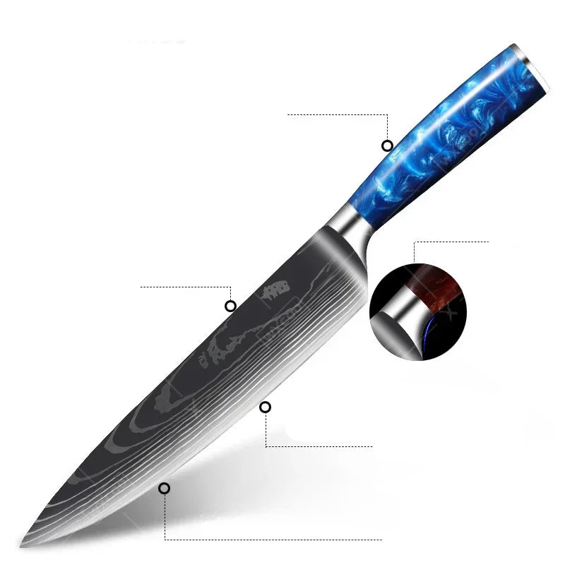 BladeArt™ kuchyňské nože s designovou rukojetí - více variant
