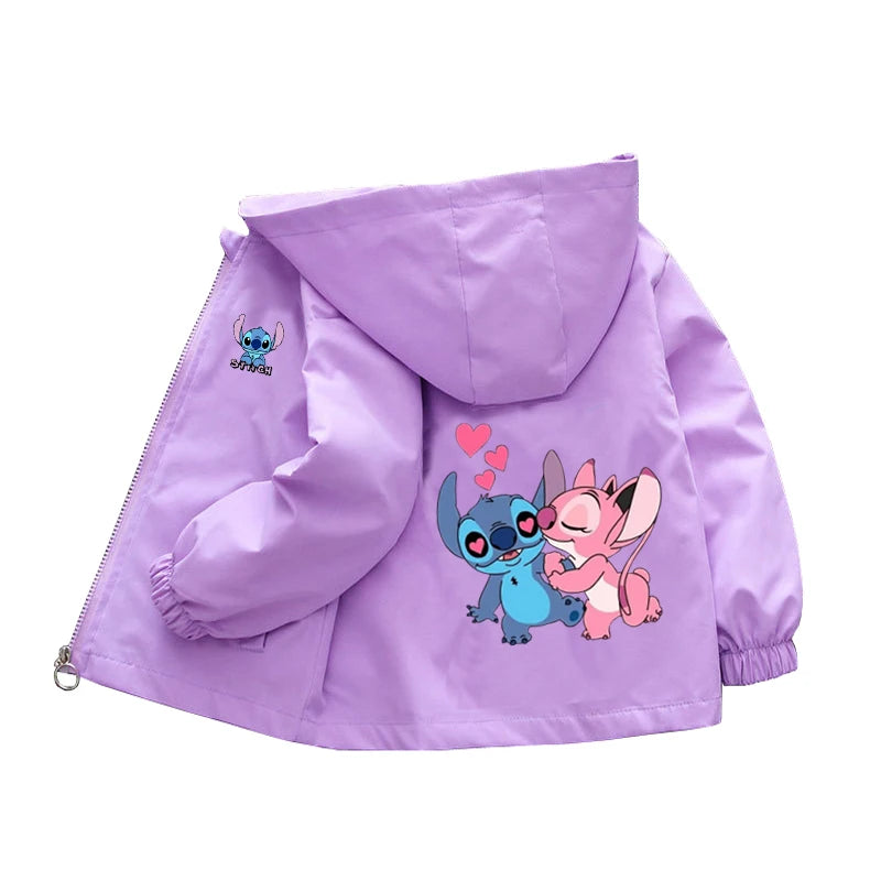 Dětská jarní a podzimní bunda Stitch - více variant