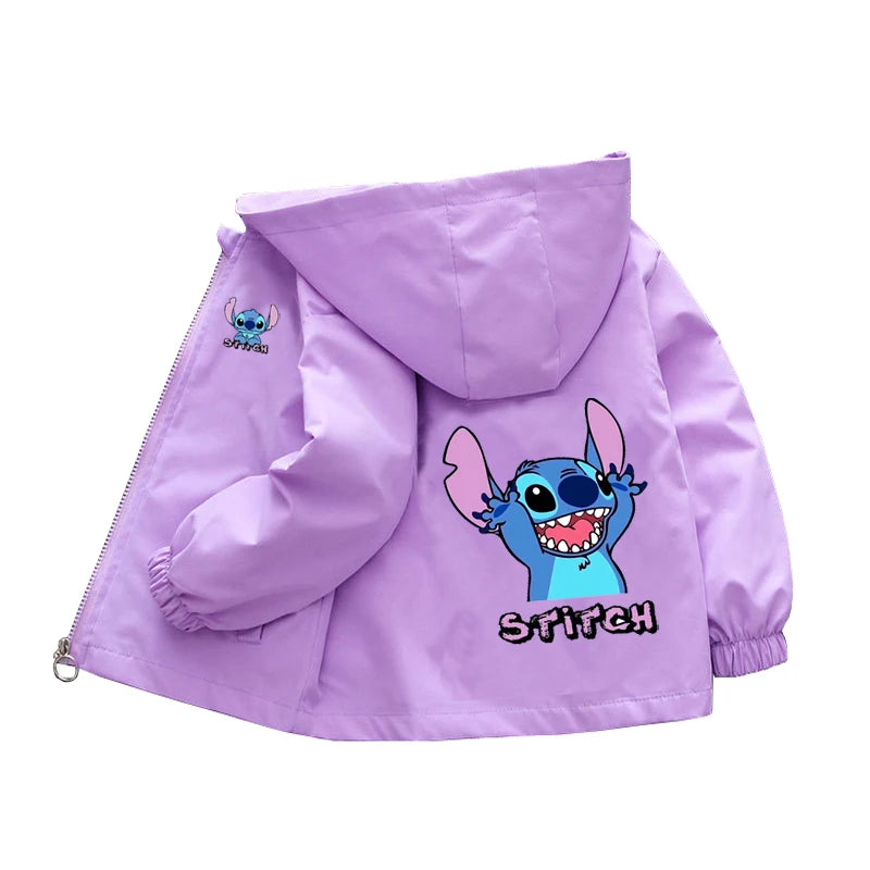 Dětská jarní a podzimní bunda Stitch - více variant