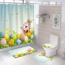 Velikonoční sprchový závěs a koberečky - více variant