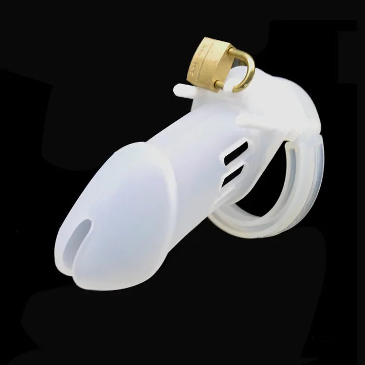 Silikonový pás cudnosti na penis - více variant