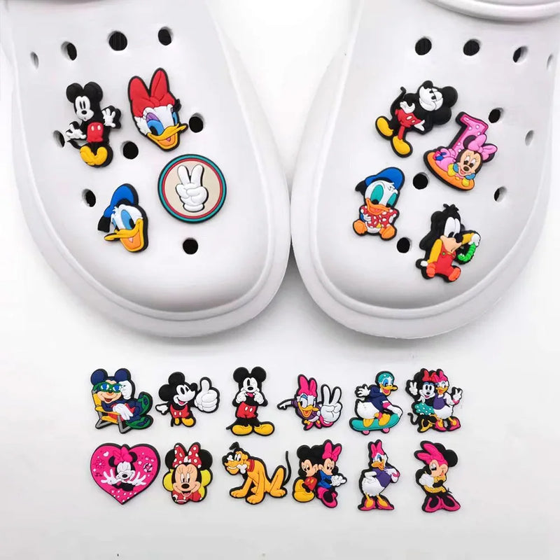 Dětské ozdoby na boty Crocs Mickey Mouse - 20 ks