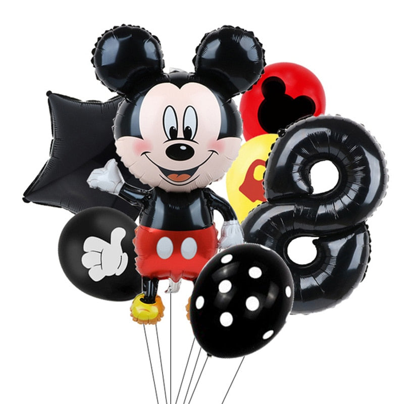 Velký set narozeninových balónků Mickey Mouse - více variant