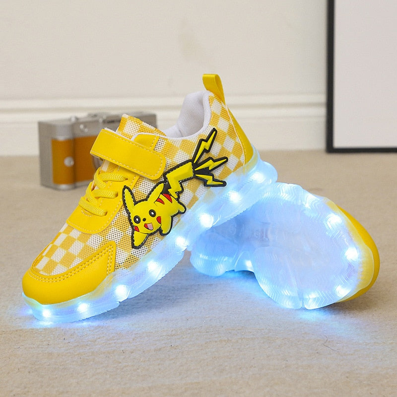 Dětské LED svítící tenisky Pokemon - více variant