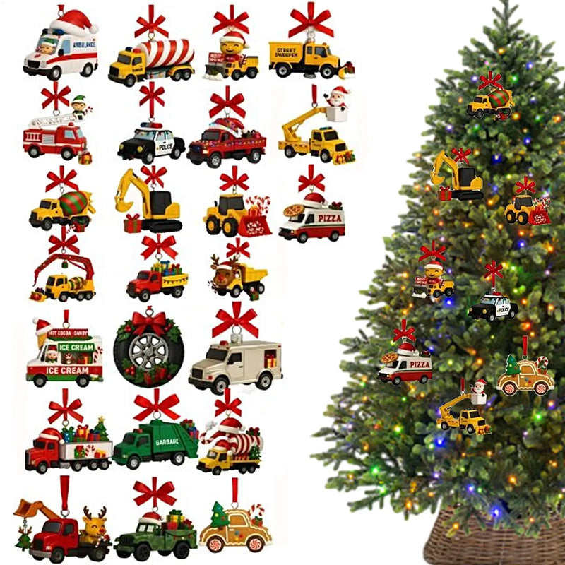 Adventní kalendář Nákladní auta a stroje