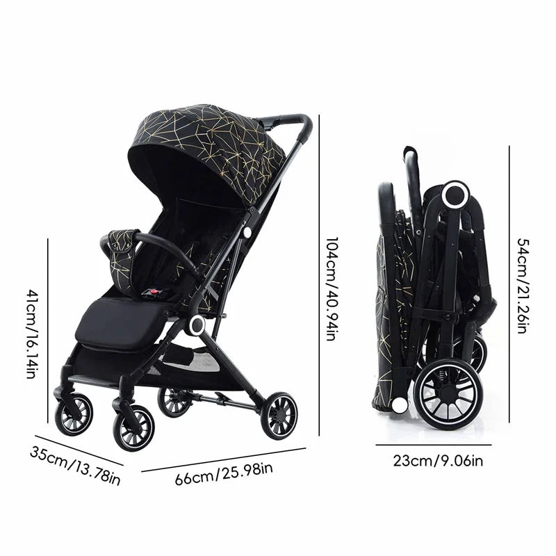 StrollEase™ Skládací sportovní kočárek - více variant