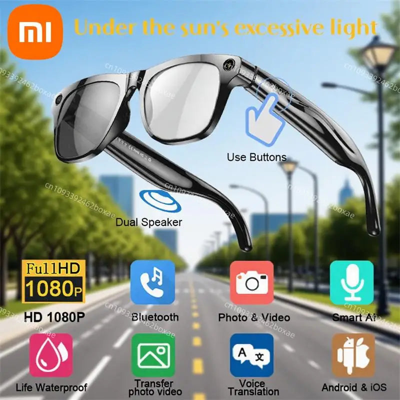 Xiaomi chytré brýle s kamerou - 1080p HD, 100 Mpx, Bluetooth hovory a AI asistent