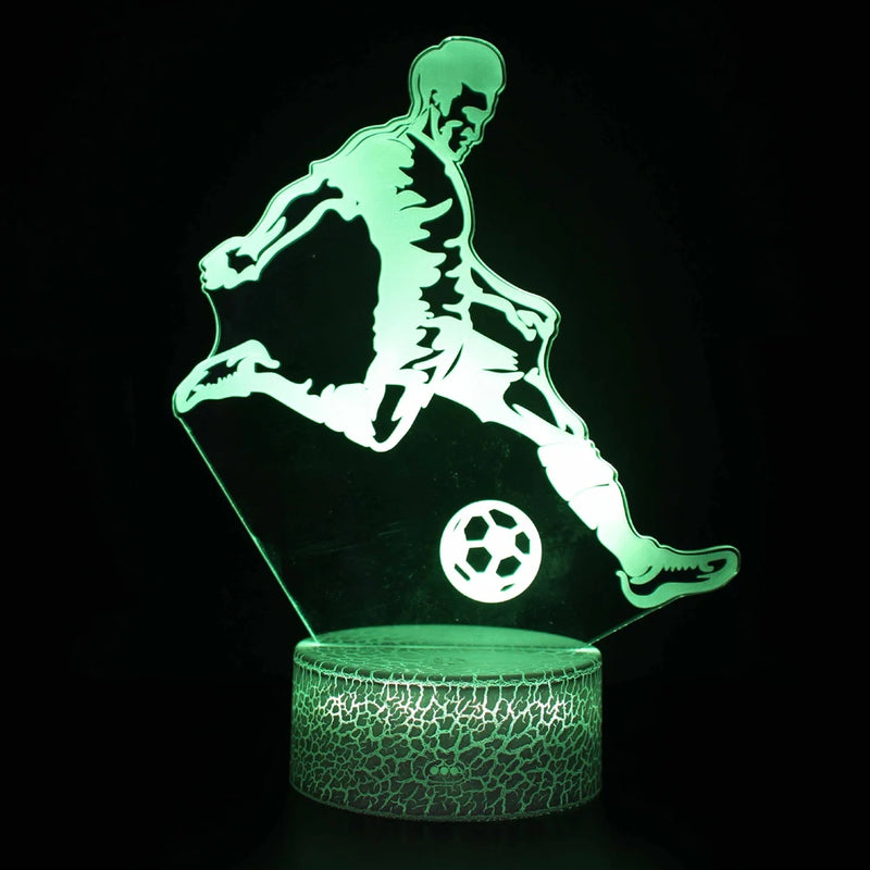 Lampa s 3D iluzí Lionel Messi - více variant