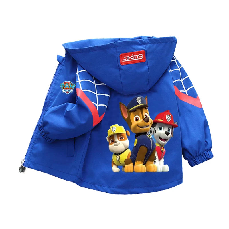 Dětská jarní/podzimní bunda s kapucí Paw Patrol - více variant