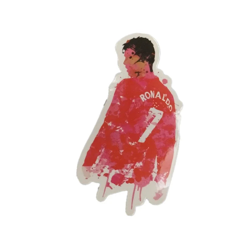 Barevné fotbalové samolepky Cristiano Ronaldo - více variant