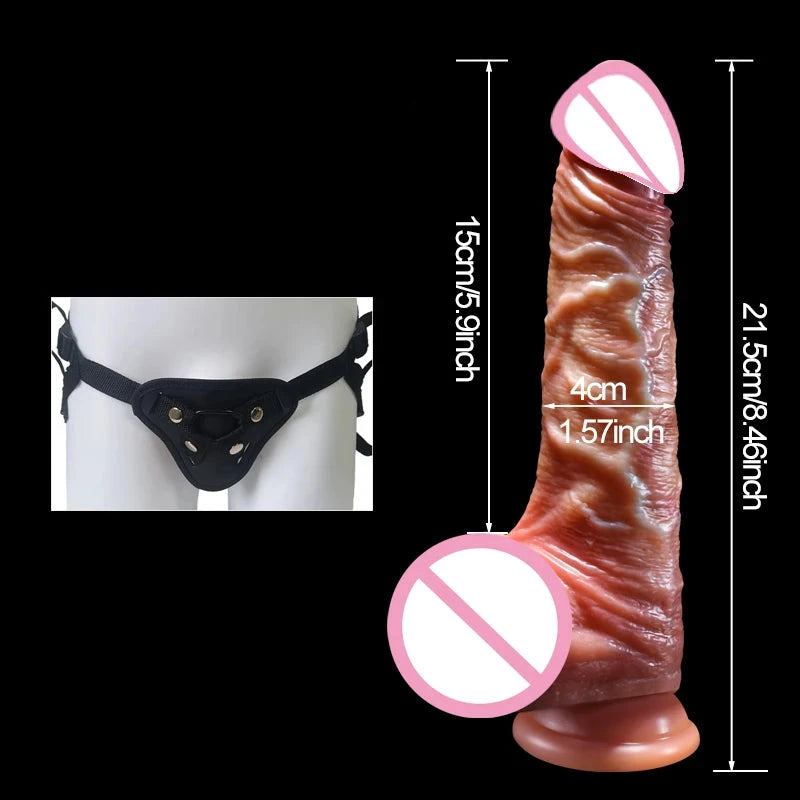 Realistické dildo s pohyblivou předkožkou - více variant
