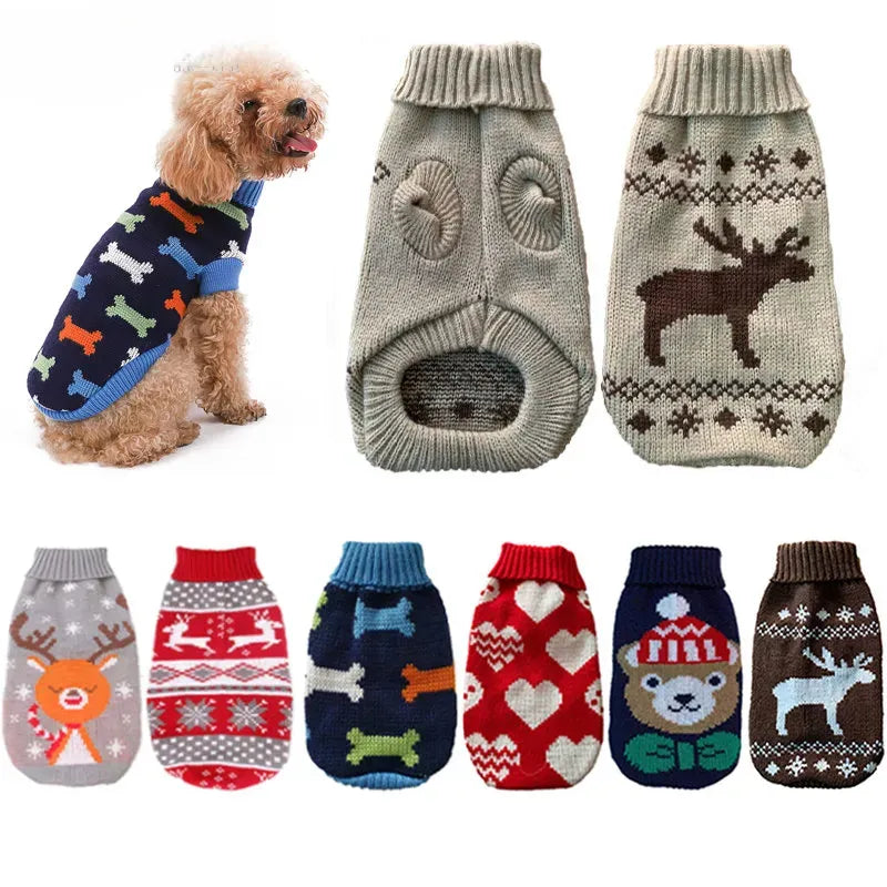 Vánoční svetr pro psy - více variant