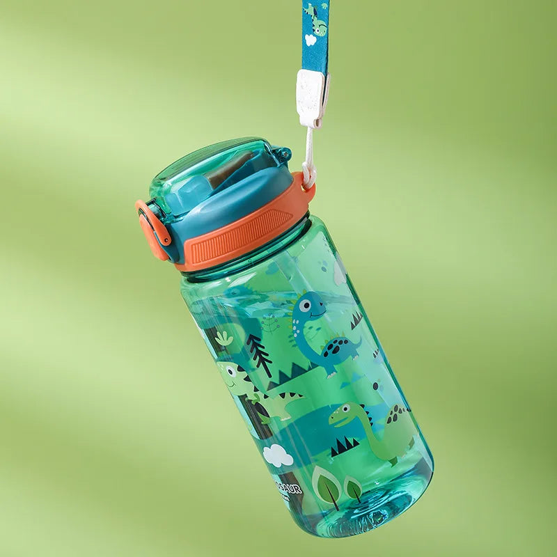 Dětská láhev na pití se zvířátky 600 ml - více variant