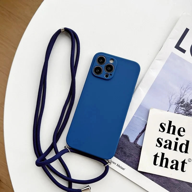 Crossbody popruh a kryt na iPhone - více variant