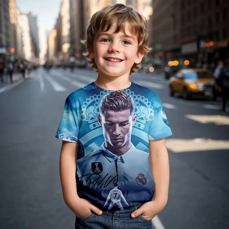 Dětské designové tričko - Cristiano Ronaldo