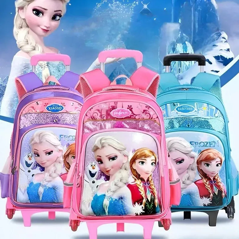 Dívčí cestovní batoh na kolečkách Frozen