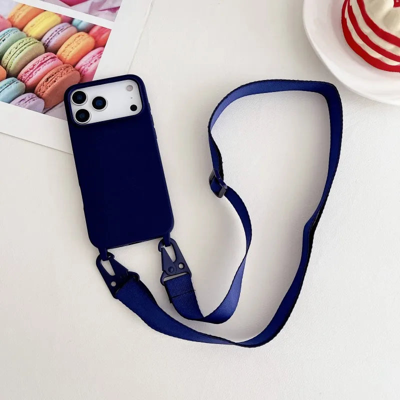 Popruh s pouzdrem pro iPhone 16-17 Pro/Pro Max/Air - více variant