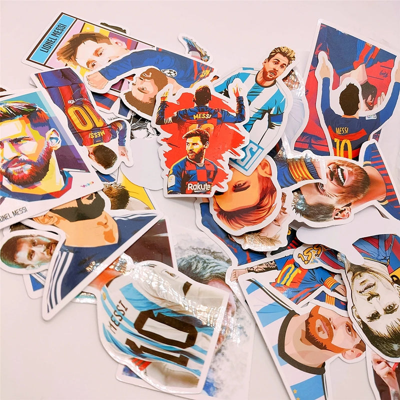 Barevné fotbalové samolepky Lionel Messi - více variant