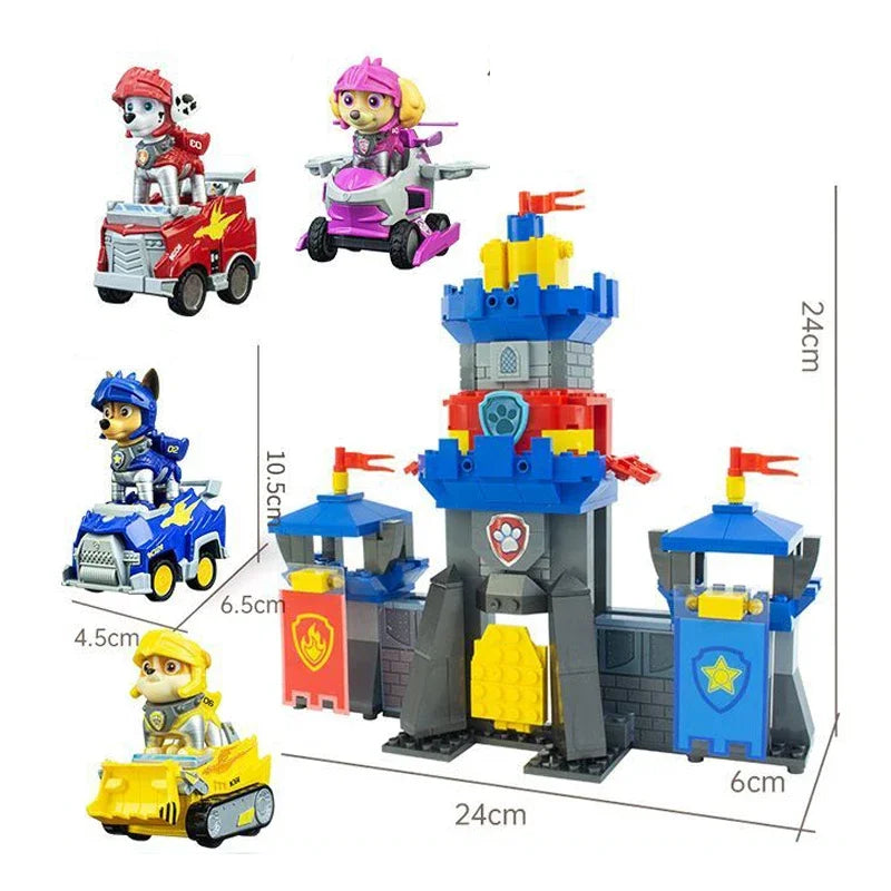 Stavebnice hrad a autíčka Paw Patrol