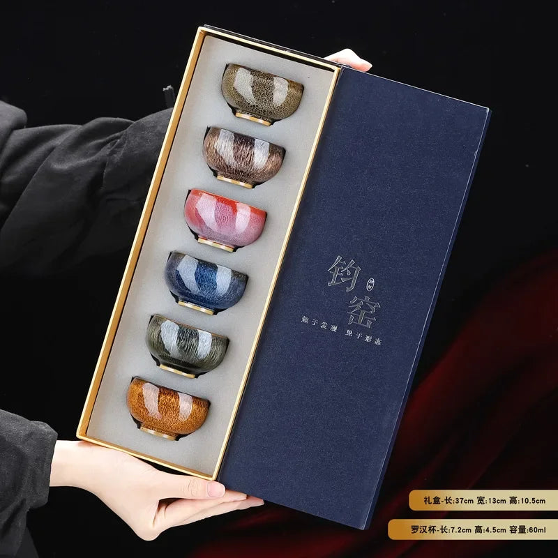 Tradiční japonské porcelánové hrnečky na čaj - více variant
