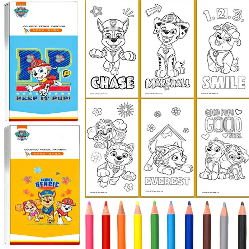 Dětské omalovánky a pastelky Paw Patrol