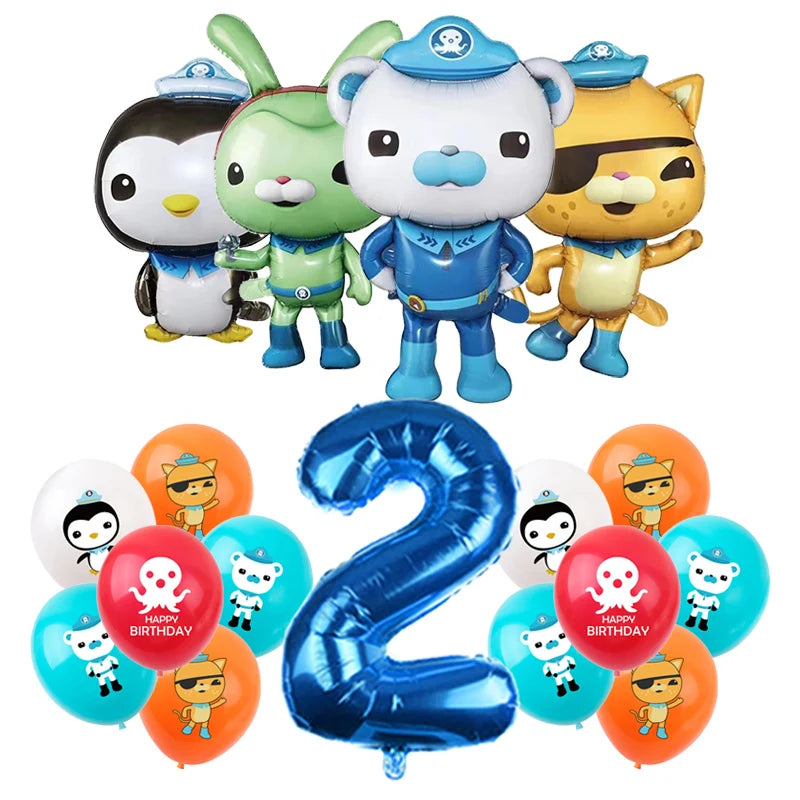 Balónková sada Octonauts na narozeniny - více variant
