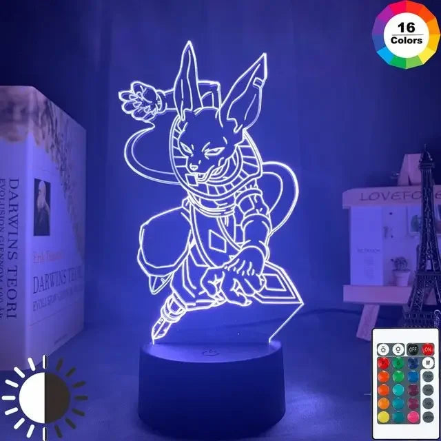 Lampa s 3D iluzí Dragon Ball - více variant