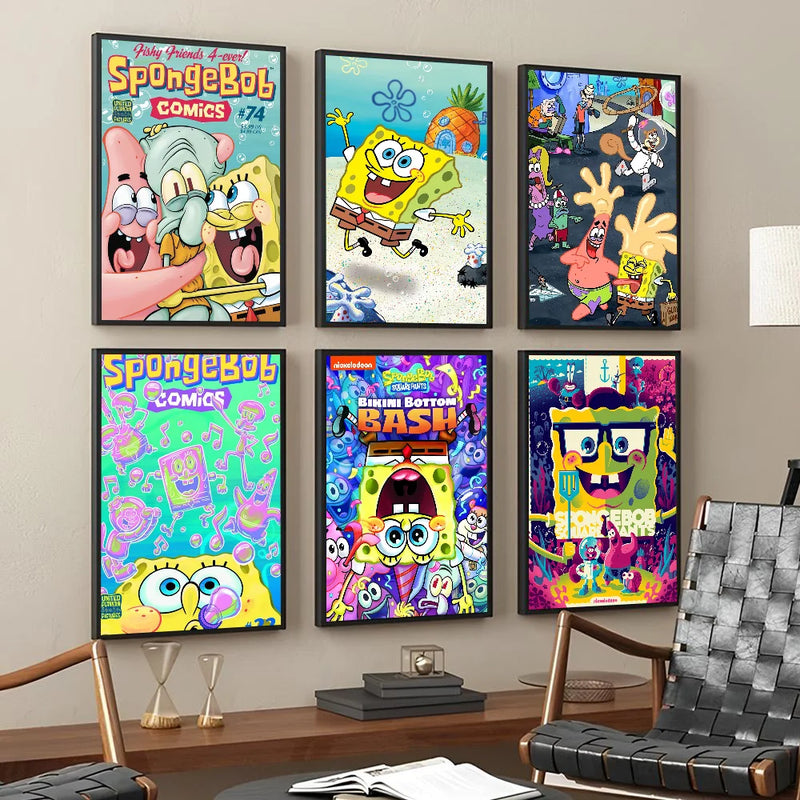 Dětský designový obraz Spongebob - více variant