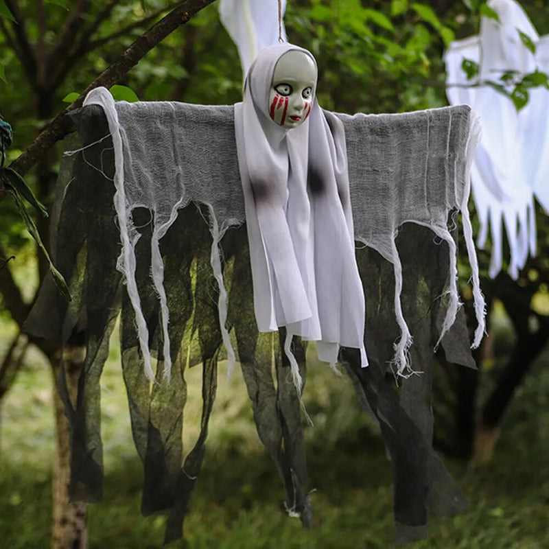Halloweenská dekorace na zahradu strašidelný duch - více variant