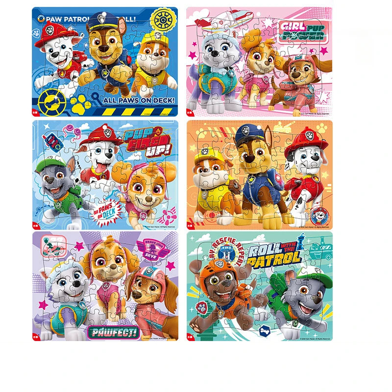 Dětské puzzle Paw Patrol - 6 ks