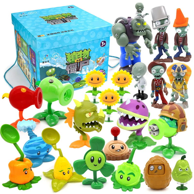 Velký box figurek Plants vs. Zombies - 22 ks