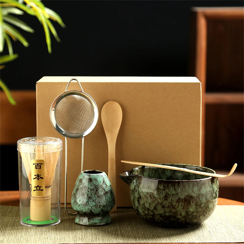 Designový japonský set na přípravu čaje Matcha - více variant