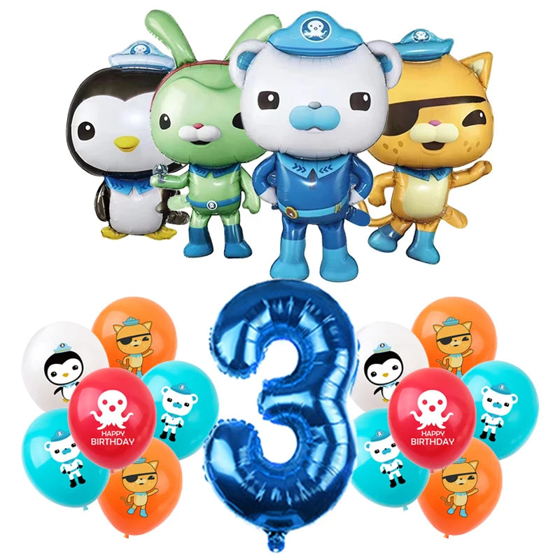 Balónková sada Octonauts na narozeniny - více variant