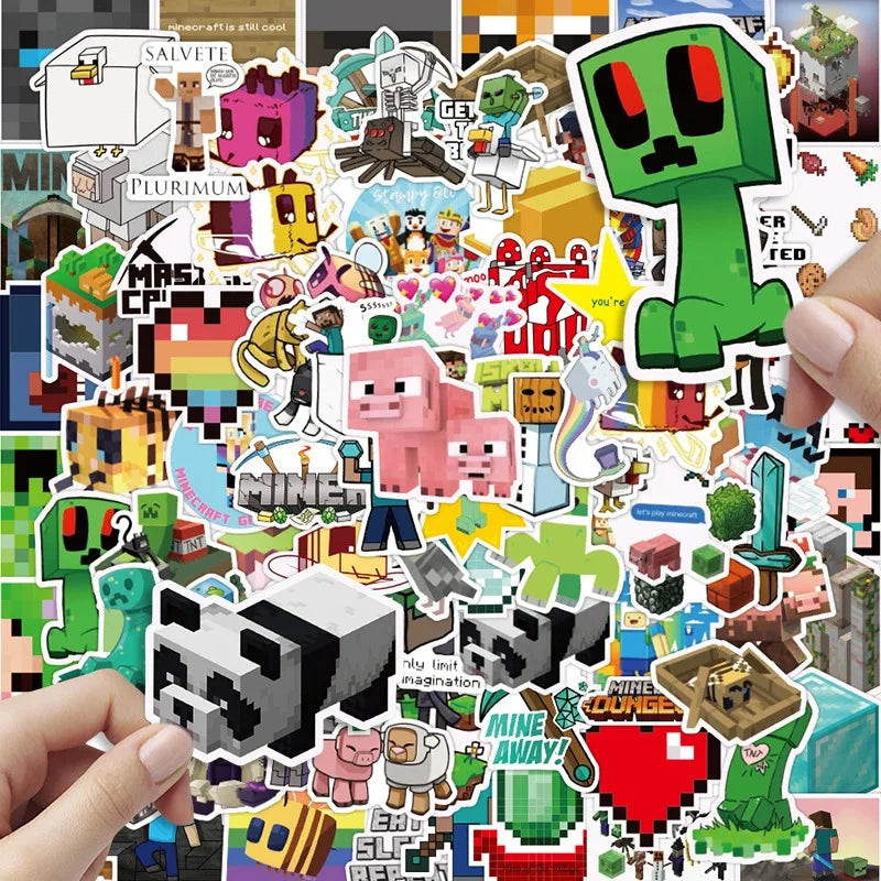 Samolepky Minecraft - 100 ks