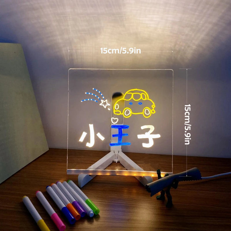 3D lampa - psací tabulka