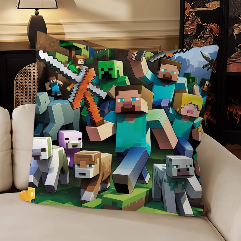 Designový povlak na polštář Minecraft - více variant