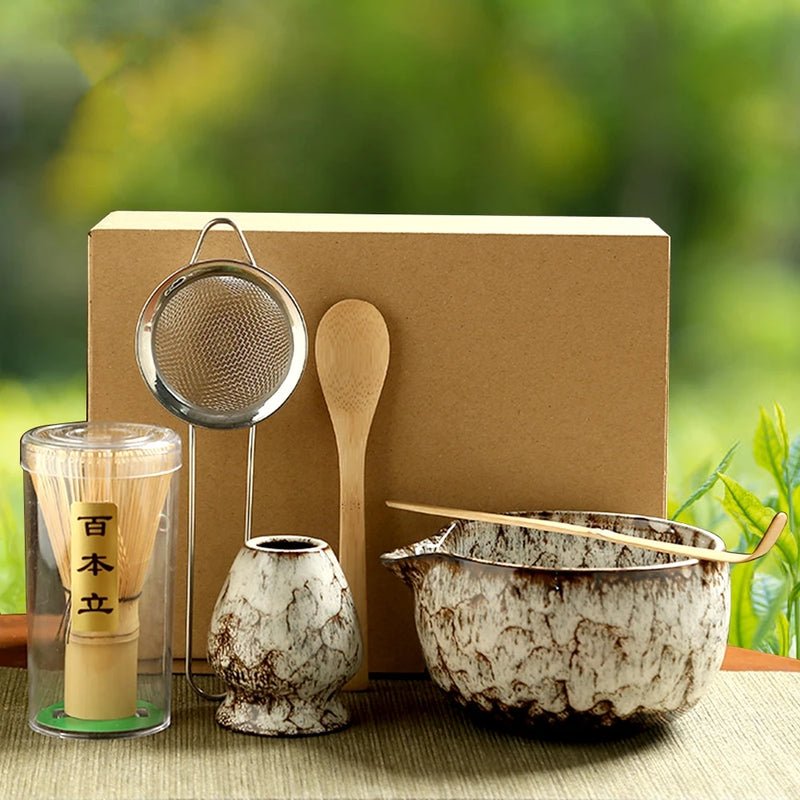 Designový japonský set na přípravu čaje Matcha - více variant