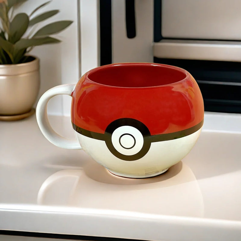 Designový 3D hrnek Pokémon - Pokeball